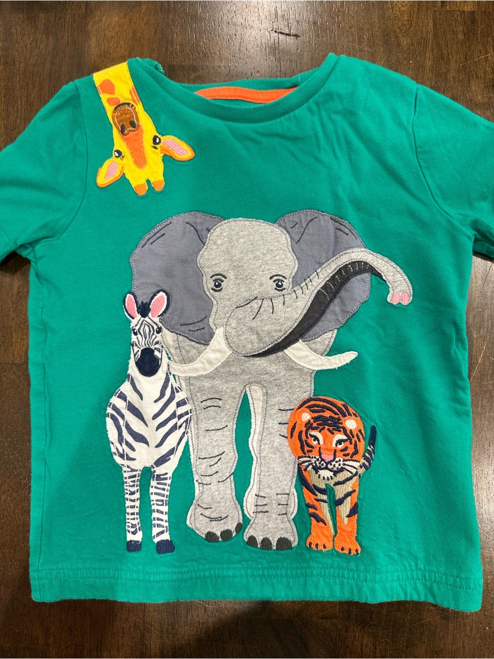 Boden Green Animal Tshirt